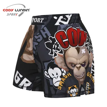 Kids MMA Jiu Jitsu Muay Thai Kickboxing Shorts Swim Short Pants Boys Fighting Boxing Fitness Gym Trunks Training Sport Shorts 5