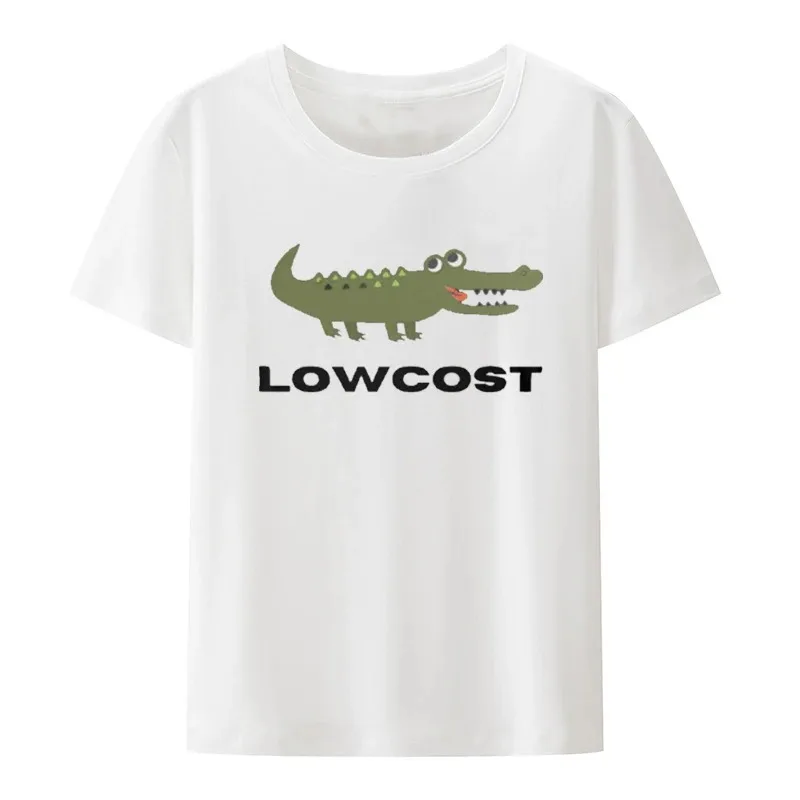 Low-cost Interesting Print Women's Cotton T-shirt Hip-hop Blusa Loose Cool Short-sleev Vintage Trending Comics Unique, cotton t shirt, womens t shirt