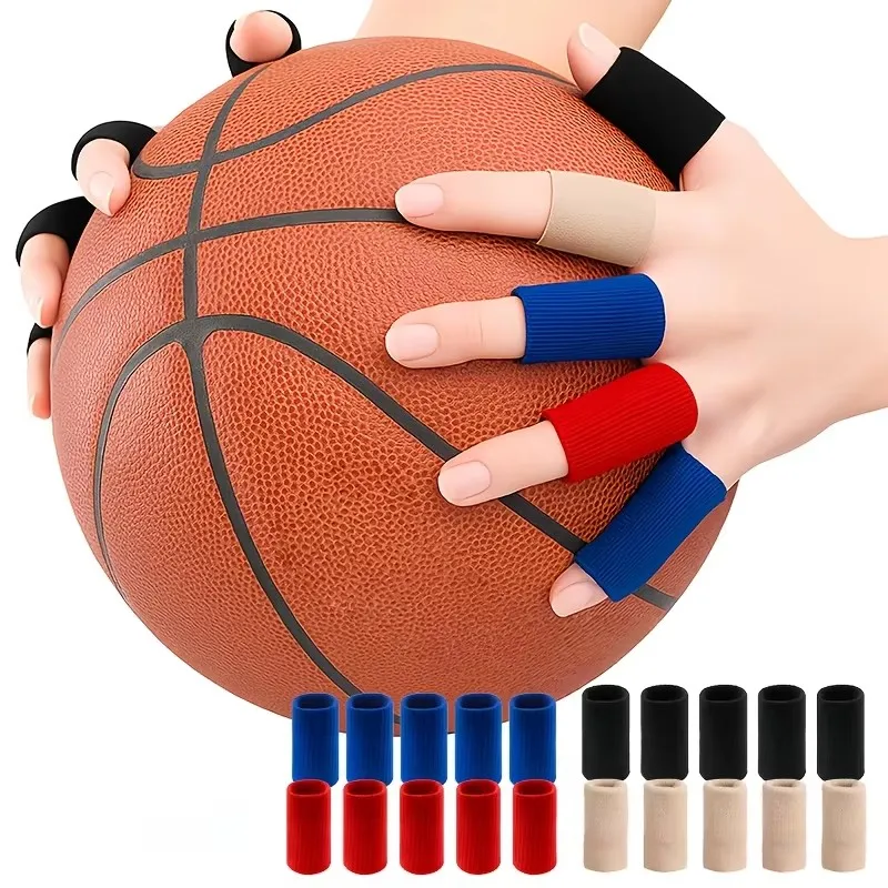 20-Piece High Elasticity Breathable Finger Compression Sleeves Pack