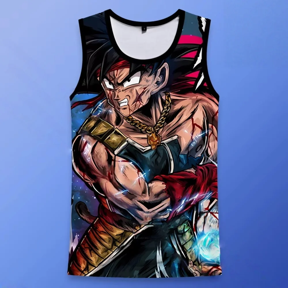 2026 Sommer Dragon Ball Retro Fitness-Weste Herren Übergroße 3D-Bedruckte Weste Familien-Unisex Kinder-Sportshirt – Detail 14