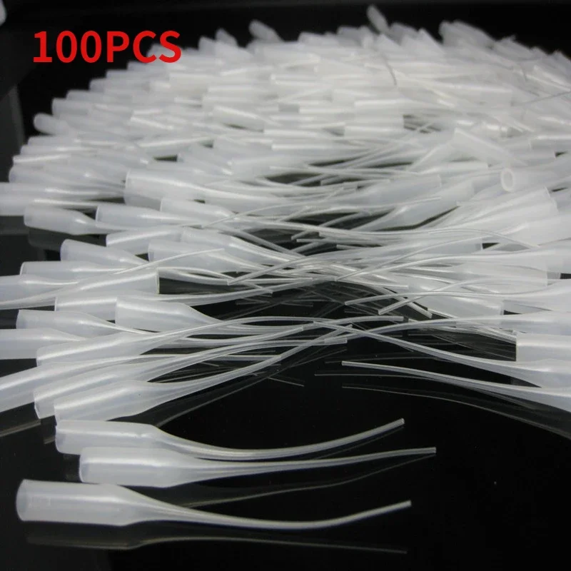 Super Glue 10/50Pcs Universal 502 Instant Super Glue Dropping Tube Nozzle Lengthened Needle Tube Bottle Cap Catheter Dropper Adhesive Tool