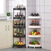 Hot Bathroom Storage Rack Triangle shelf Floor Toilet Restroom Bathroom Tripod Mezzanine Multi-Tier Kitchen Corner Organizer 2