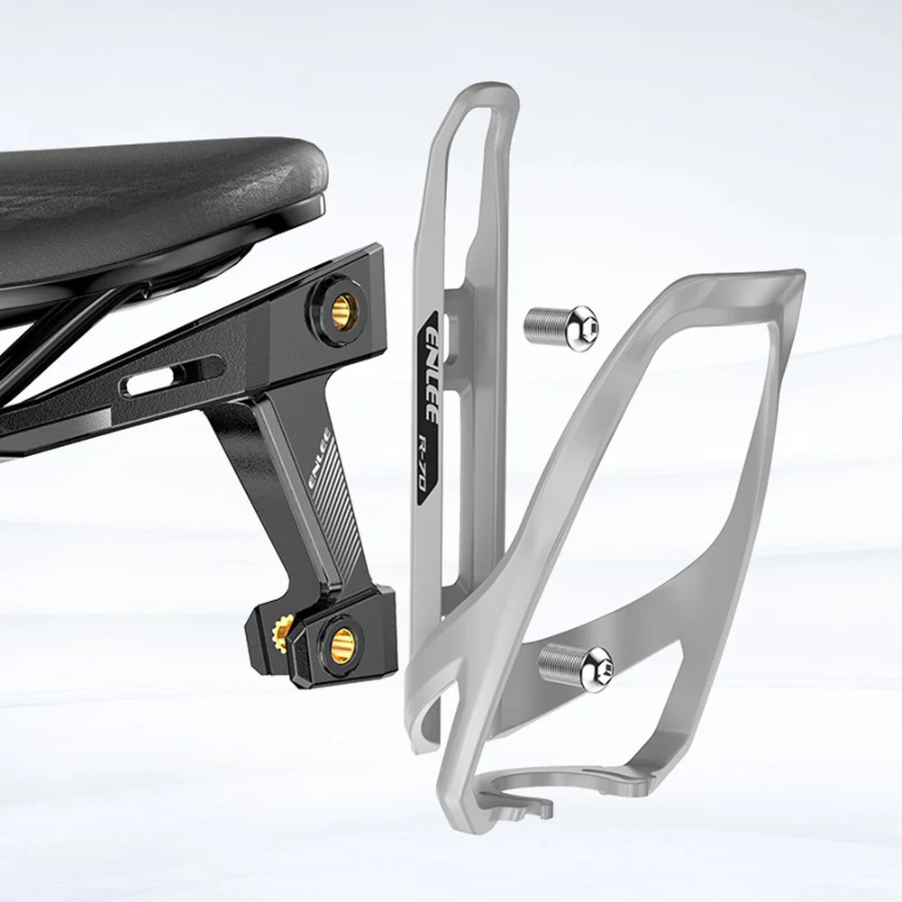 Bicycle Bottle Holder Saddle Mount Adapter Cycling Bottle Cages Rack Adapter Bike Saddle Drink Cup Cage Adapter Bike Accessories