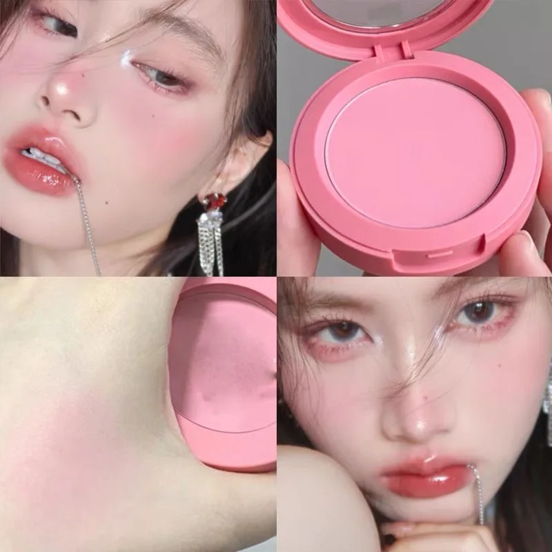HerorangeHR402 Water-Resistant Long-Lasting Soft Matte Natural Peach Orange Blush Powder