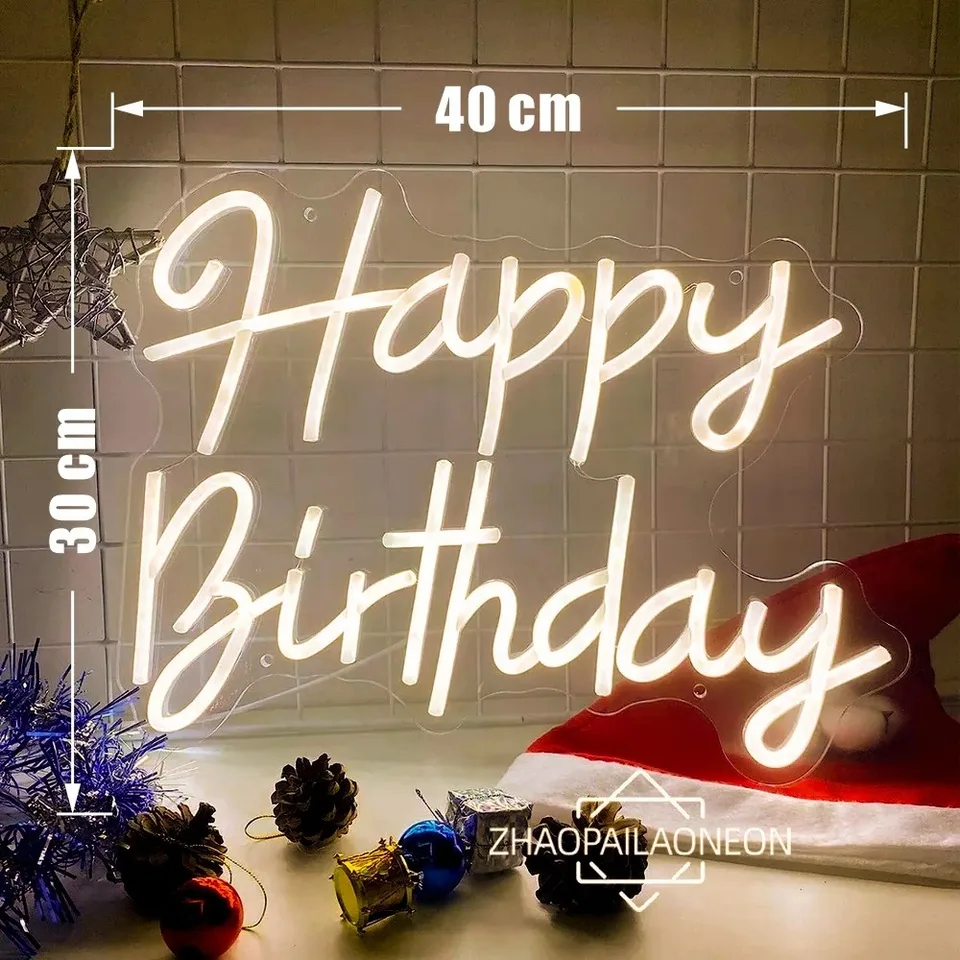 サインランプ ビットコインネオンサイン、トレーディングルームの壁装飾、コーヒーショップ、ゲームルーム、バークラブUSB電源ランプ31 サインランプ  Happy Birthday ネオンサイン LEDライト 自宅 寝室 リビングルーム 誕生日パーティー バー クラブ ハッピーバースデー ...