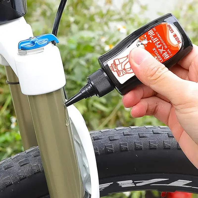 Mountain Bicycle Fork Shock Oil Lubricant Maintenance Non-volatile High Temperature Resistant ForkMaintenance Conditioner 1/2PCS