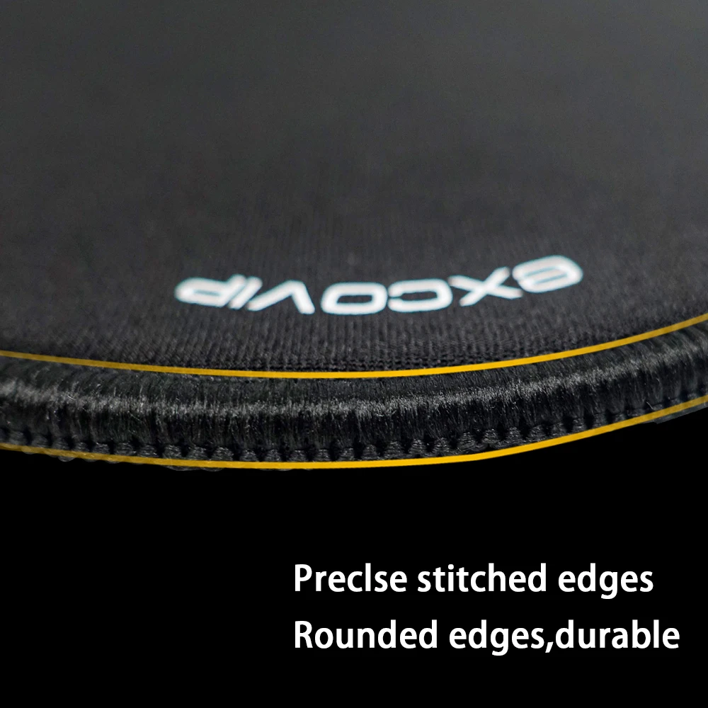EXCO Ergonomic Mouse Pad with Memory Foam Wrist Support Rest Stitched Edge Comfortable Office Mousepad Non-Slip Rubber Base 4 S4182ef94f4414ef09083b21b0a25bc23n