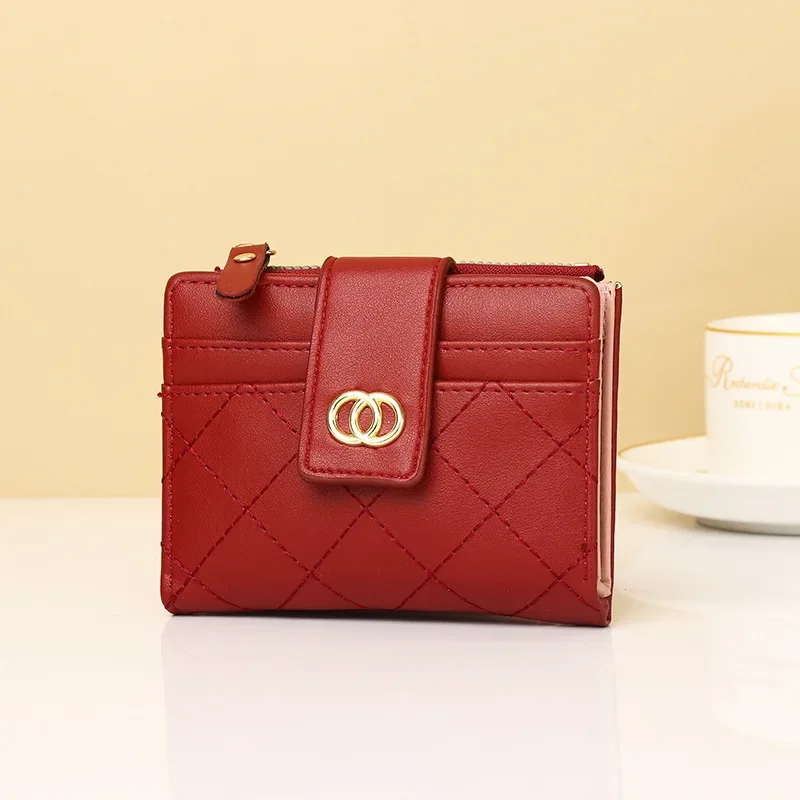 Women Wallets PU Leather Female Purse Mini Multi-Cards Holder Coin Short Wallets Slim Small Wallet Zipper Carteras Para Mujeres 3