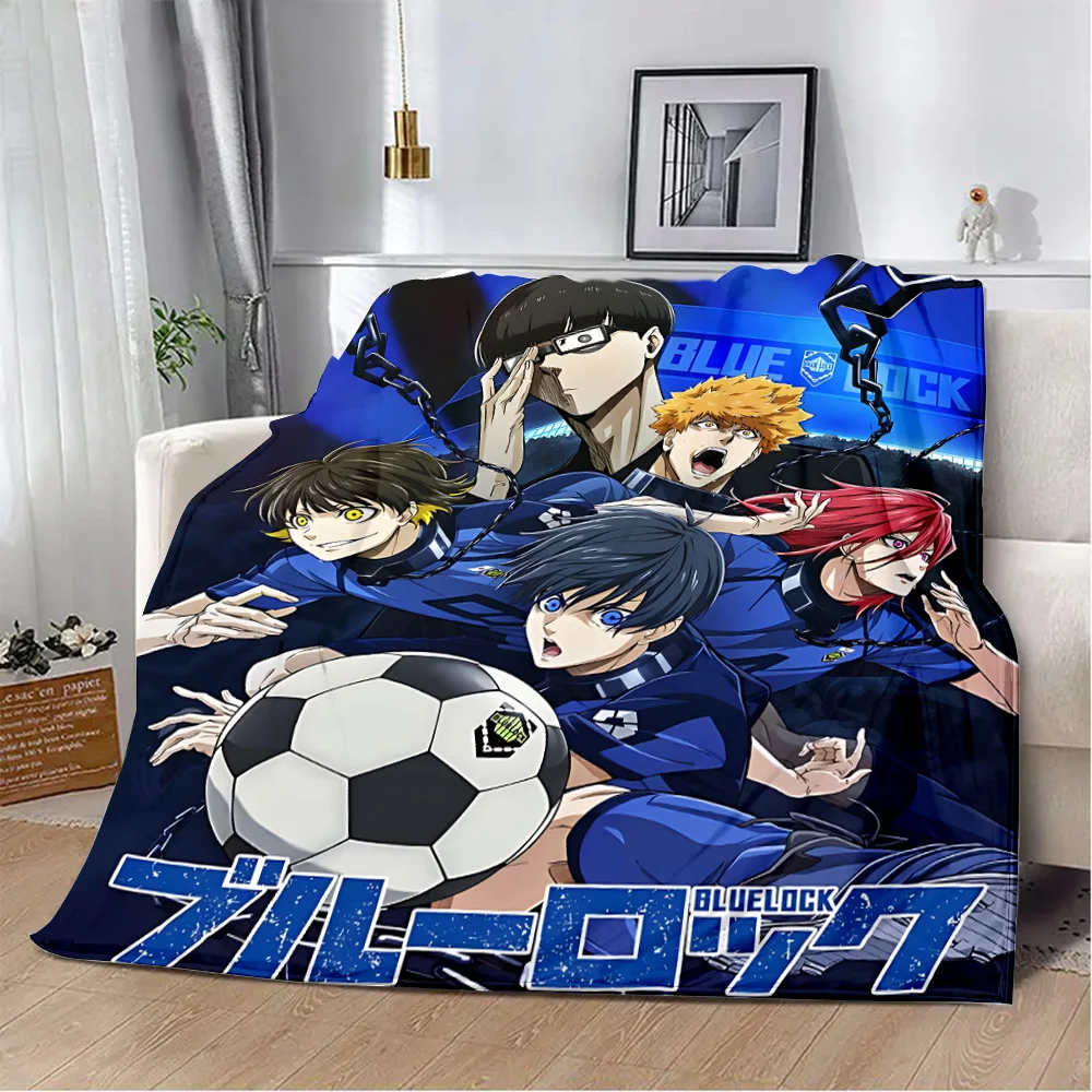 Blue Lock Japan Anime Printed Blanket Picnic Blankets Warm Blanket Soft and Comfortable Blanket Home Travel Birthday Gift 2