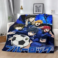 Blue Lock Japan Anime Printed Blanket Picnic Blankets Warm Blanket Soft and Comfortable Blanket Home Travel Birthday Gift 2