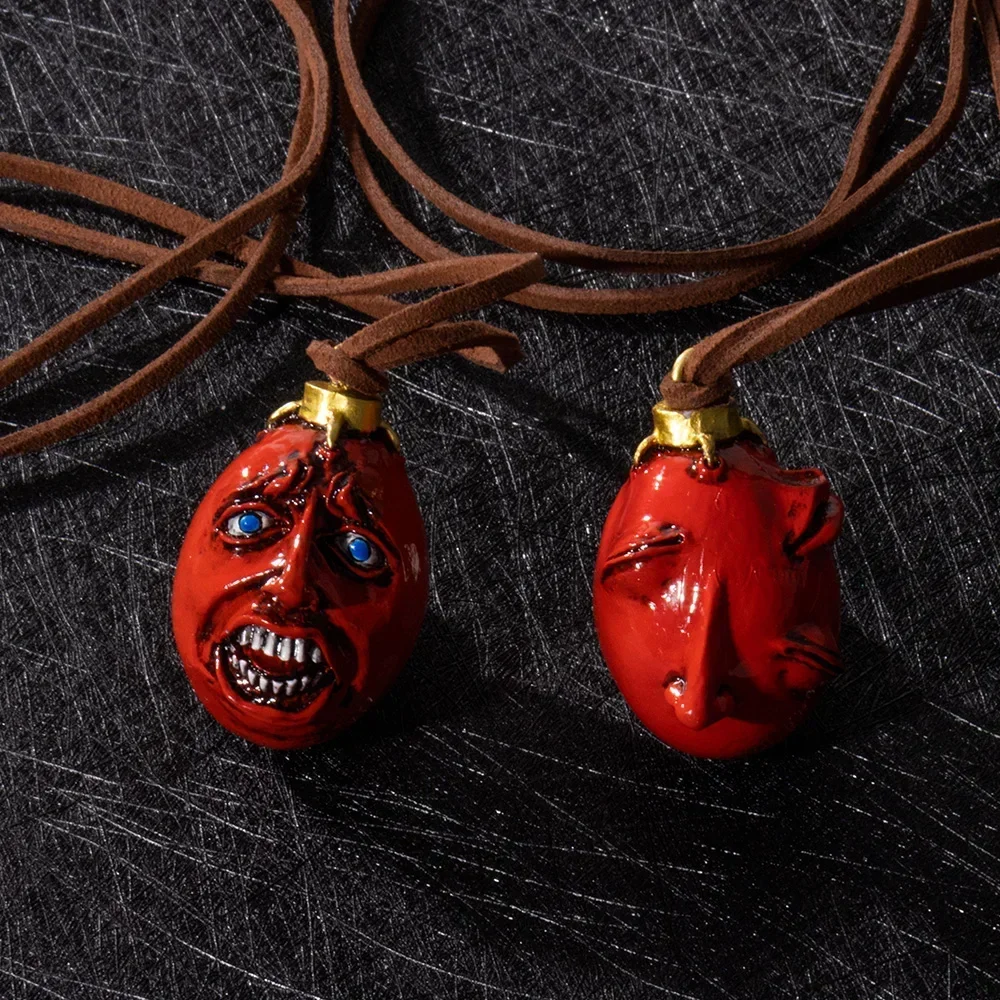 Behelit Necklace Griffith Egg Of King Cosplay The Golden Age Arc Resin Pendant Accessories Toys Gifts