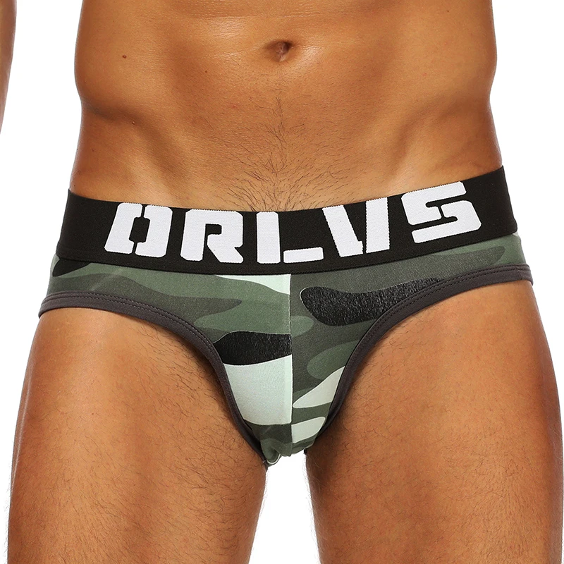 Male Underwear Male Lingerie Mens Jockstraps Camouflage Cotton