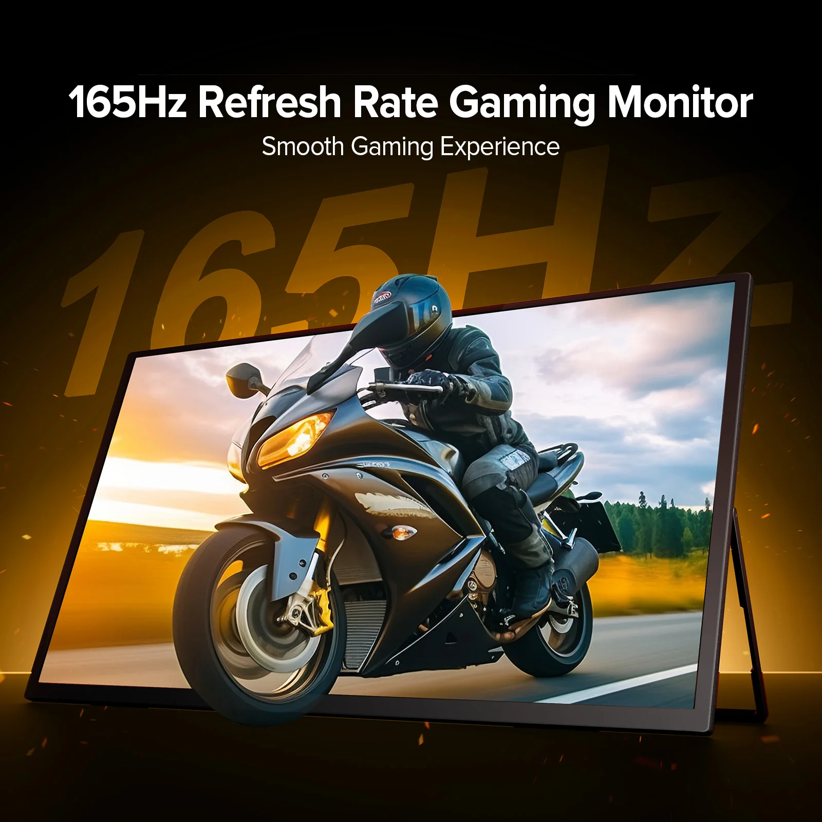 EVICIV 24.5인치 165Hz 2K 휴대용 모니터(킥스탠드 포함) VESA USB-C HDMI FreeSync IPS HDR 게이밍 디스플레이(노트북 미니 PC 데스크탑용)