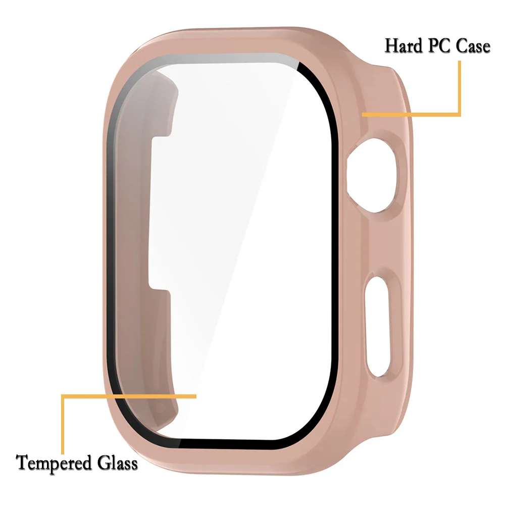 Dual-Defense Protective Watch Case with Screen Protector Film
