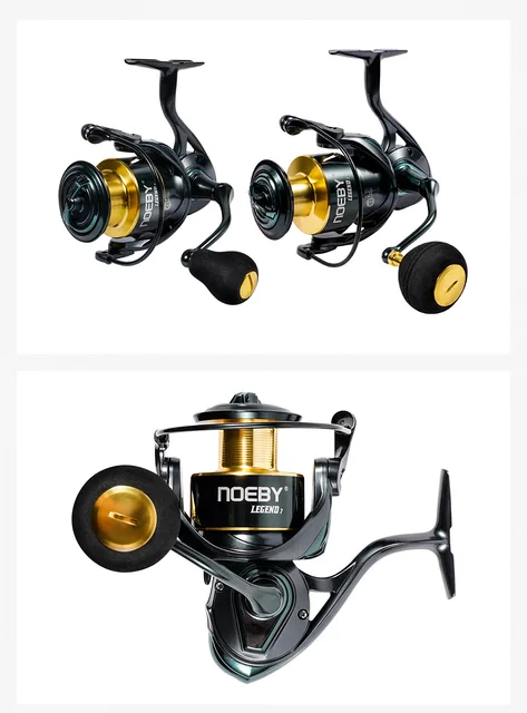 NOEBY LEGEND 7 Spinning Fishing Reel Aluminum Spool 3000 4000 5000