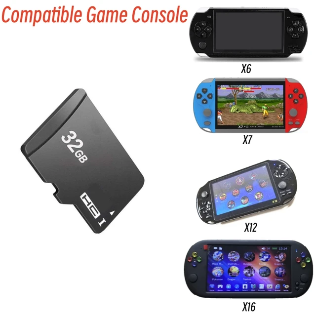 16/32GB TF Speicher Karte mit 4000 Spiele Spiel Karte für X6 X7 X9 