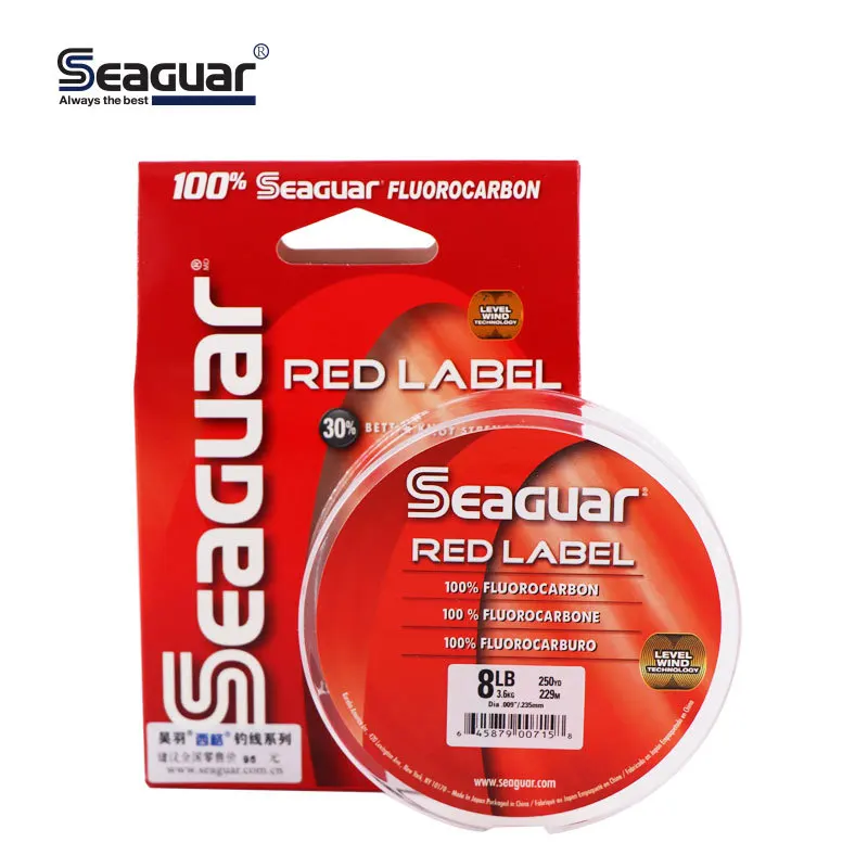 100 Original Japan Seaguar Red Label Fluorocarbon Fishing Line