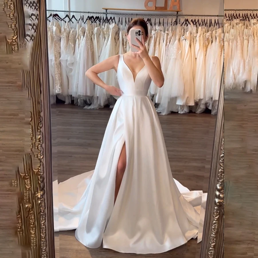 Novia Vestido Corset Blanco Novia Corte Princesa Vestidos De Novia