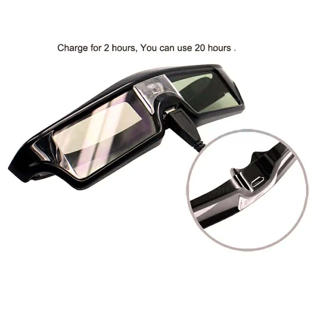 3D Glasses DLP Active Shutter 3D Glasses Shocking 3D Effect For Nut With High Light Transmittance Portable Glasses