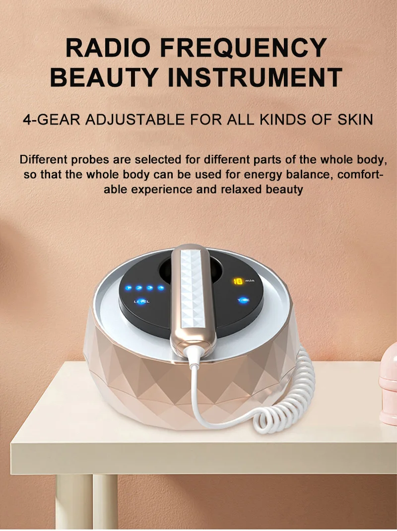 Máquina de belleza RF 3 en 1: dispositivo de lifting facial y corporal con radiofrecuencia