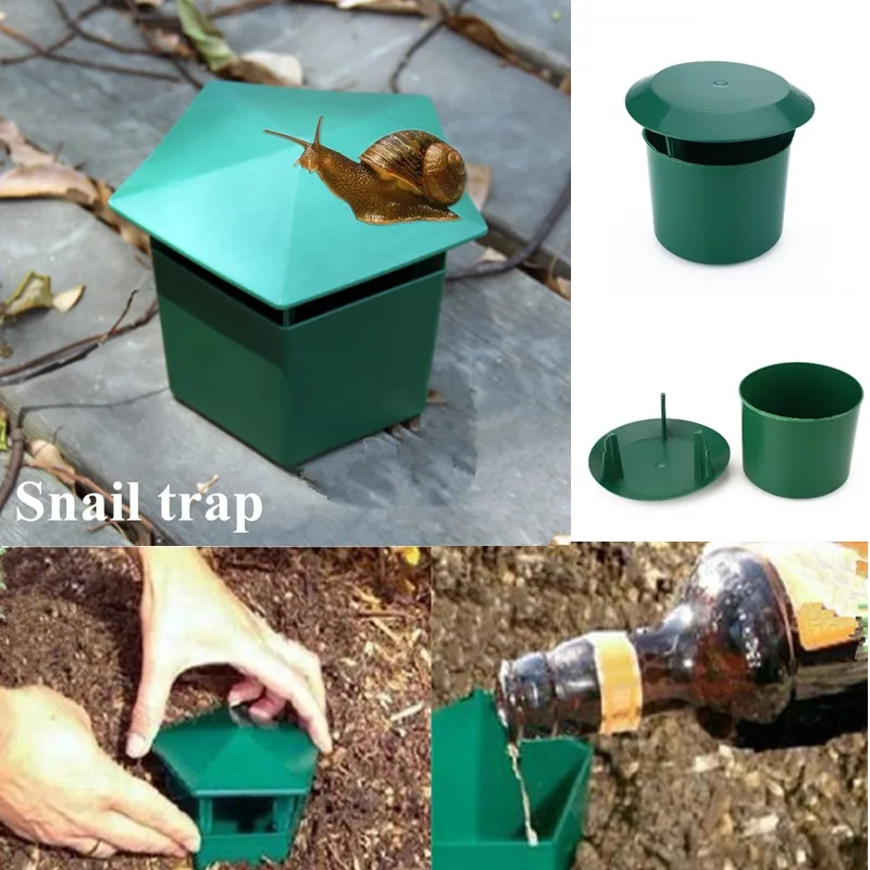 Snail Cage Slug House Snail Trap Catcher Pests Reject Gintrap Tools Animal Pest Repeller Garden Farm Protector