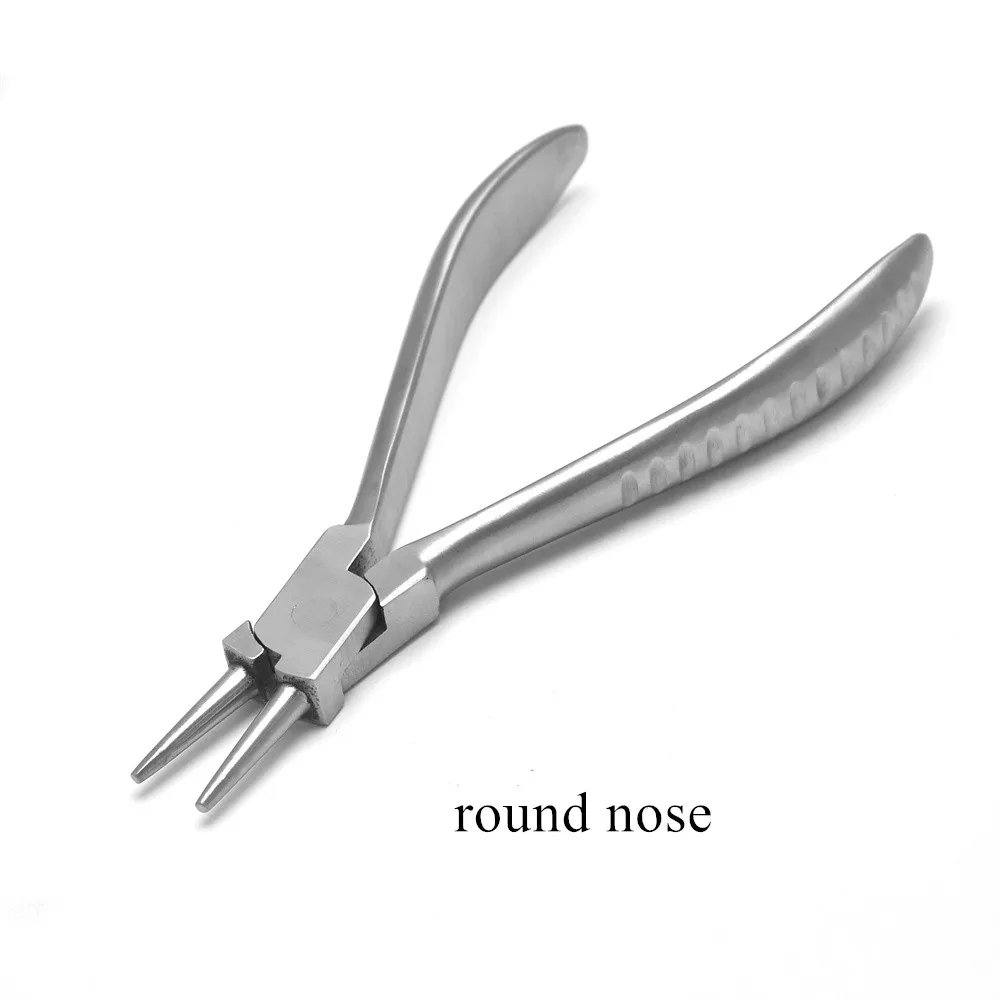 1Pcs 스테인레스 스틸 바늘 코 펜치 나일론 플랫 플라이어 쥬얼리 세공 도구 만들기