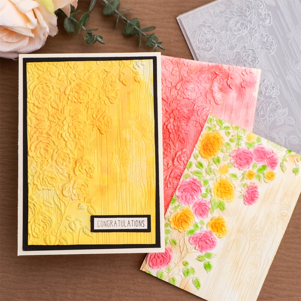 3D Texture Fades Embossing Folder Valentine's Day Background Embossing Folder For Template for Card Making Scrapbooking Crafts plastic embossing folder,embossing folder