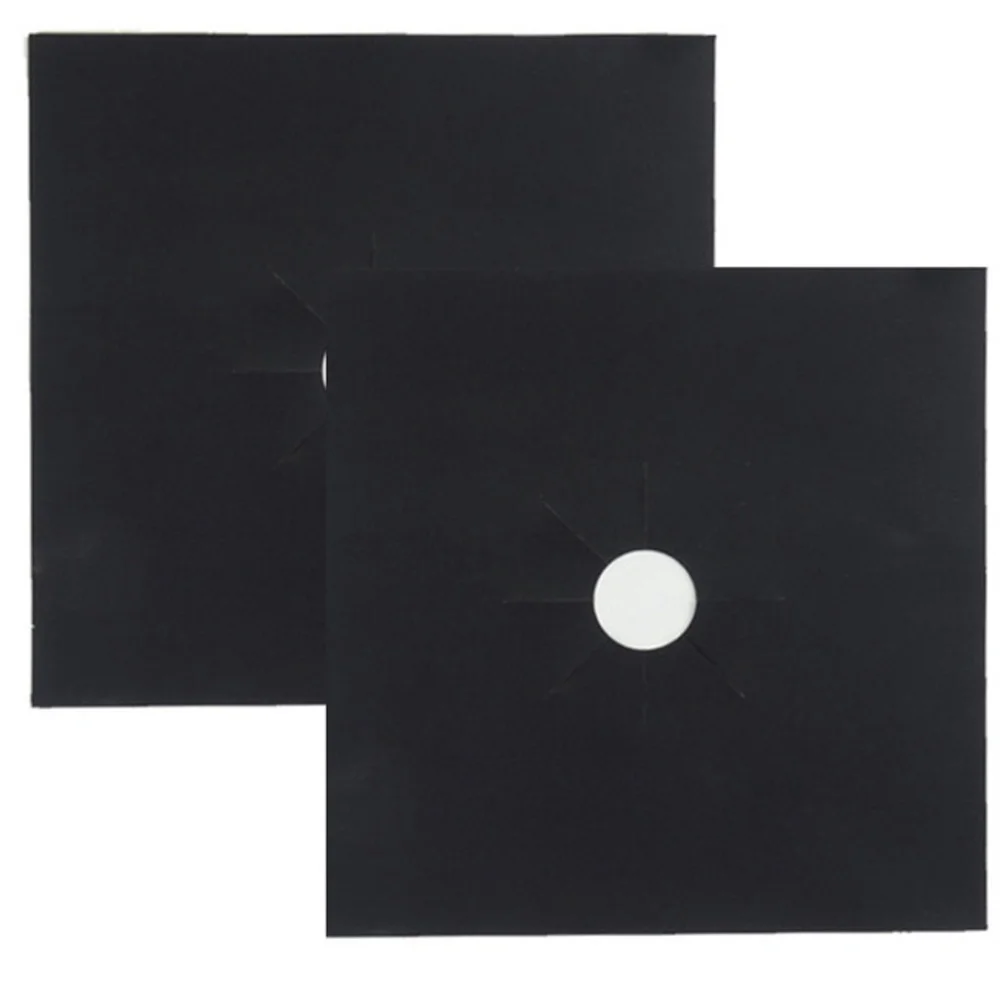 Gas Stove Cleaning Protection Pad Easy To Clean Black Special Tools Thickened Gas Stove Protection Mat Washable