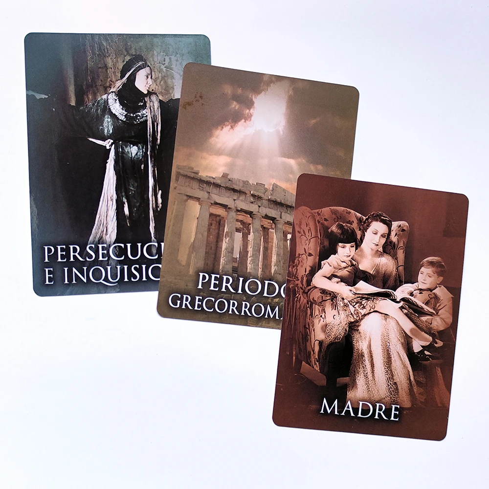 Spanish Version Past Life Oracle Cards .A 44 Tarot  Divination Edition FortuneTelling Deck  10.3*7.4cm 3