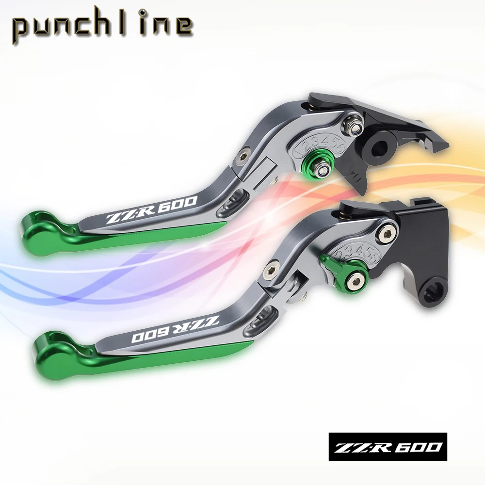 

Fit For ZZR600 2005-2009 ZZR 600 ZZR-600 Motorcycle CNC Accessories Folding Extendable Brake Clutch Levers Adjustable Handle Set
