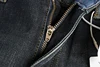 Simple Embroidery American Vintage Casual Denim Jeans for Men Autumn Washed Slim Fit Straight Pants Y2k Youth Male Trousers 3