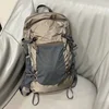 Ultra-Lightweight Waterproof Outdoor Backpack Folding Hiking Bag Men Women General Nylon 20-35L Capacity Pure Color