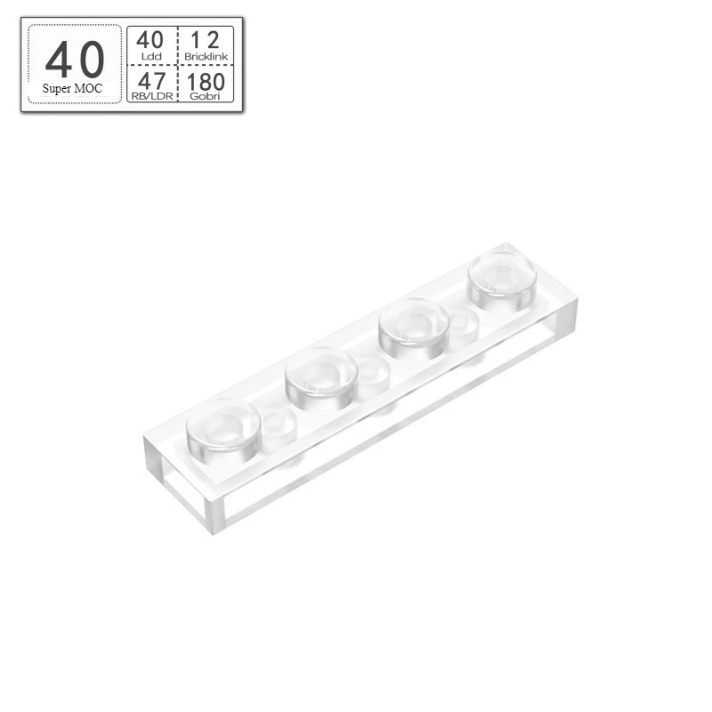 10PC 3710 플레이트 1x4 빌딩 블록 키트 하이테크 보드 라이트 패널 브릭 파티클 아이디어 장난감 부품 조립용 입자
