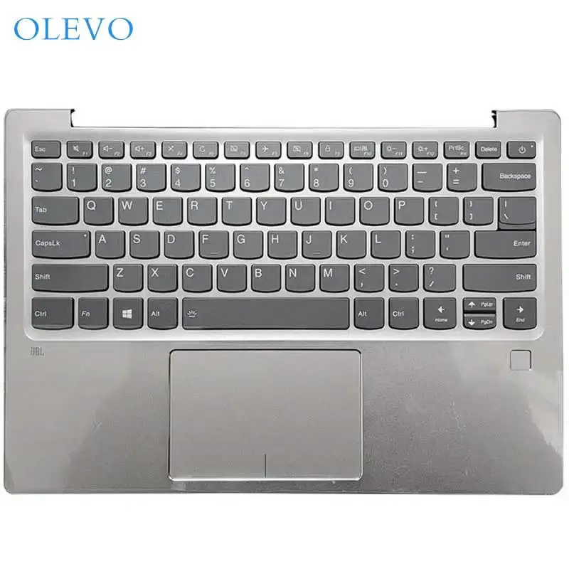 

Новинка для Lenovo Ideapad 720S-13 720S-13IKB 720S-13ARR ноутбук серебристо-черный чехол для рук клавиатура английская версия для США верхняя крышка