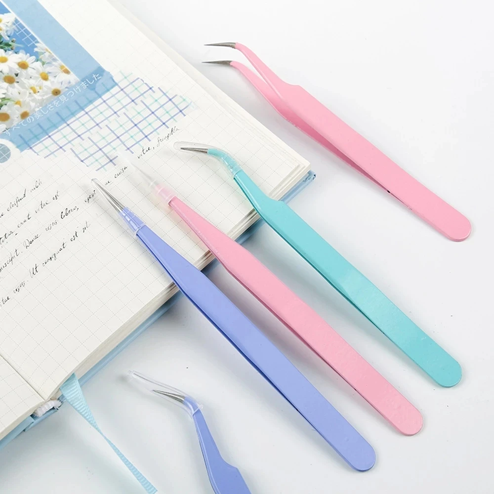 SKYSONIC BOBO Cute Tweezers Scrapbook Sticker Washi Tape Picking Multi-Tool Stationery DIY Junk Journal Album School Supplies