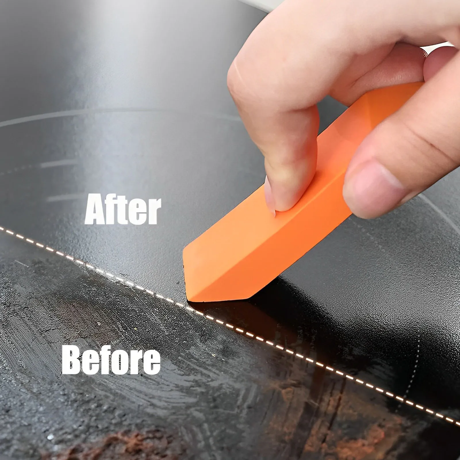 1Pcs Easy Limescale Eraser Bathroom Glass Rust Remover Rubber Household