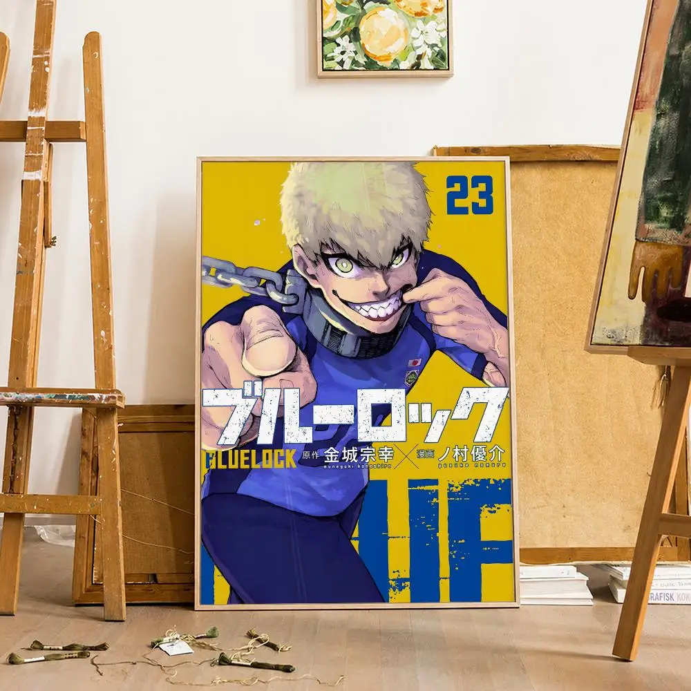 Blue Lock Anime Art Self-Adhesive Waterproof Wall Sticker Decor