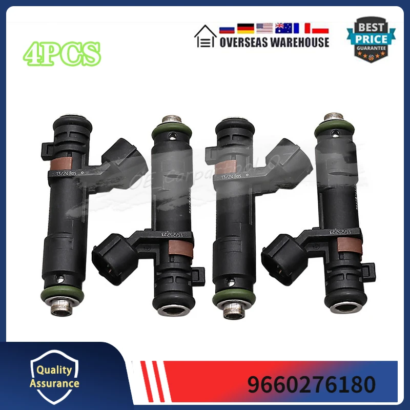 

9660276180 Fits For Peugeot 307 308 408 508 Citroen Seina Sega Picasso Fuel Injector set Of 4