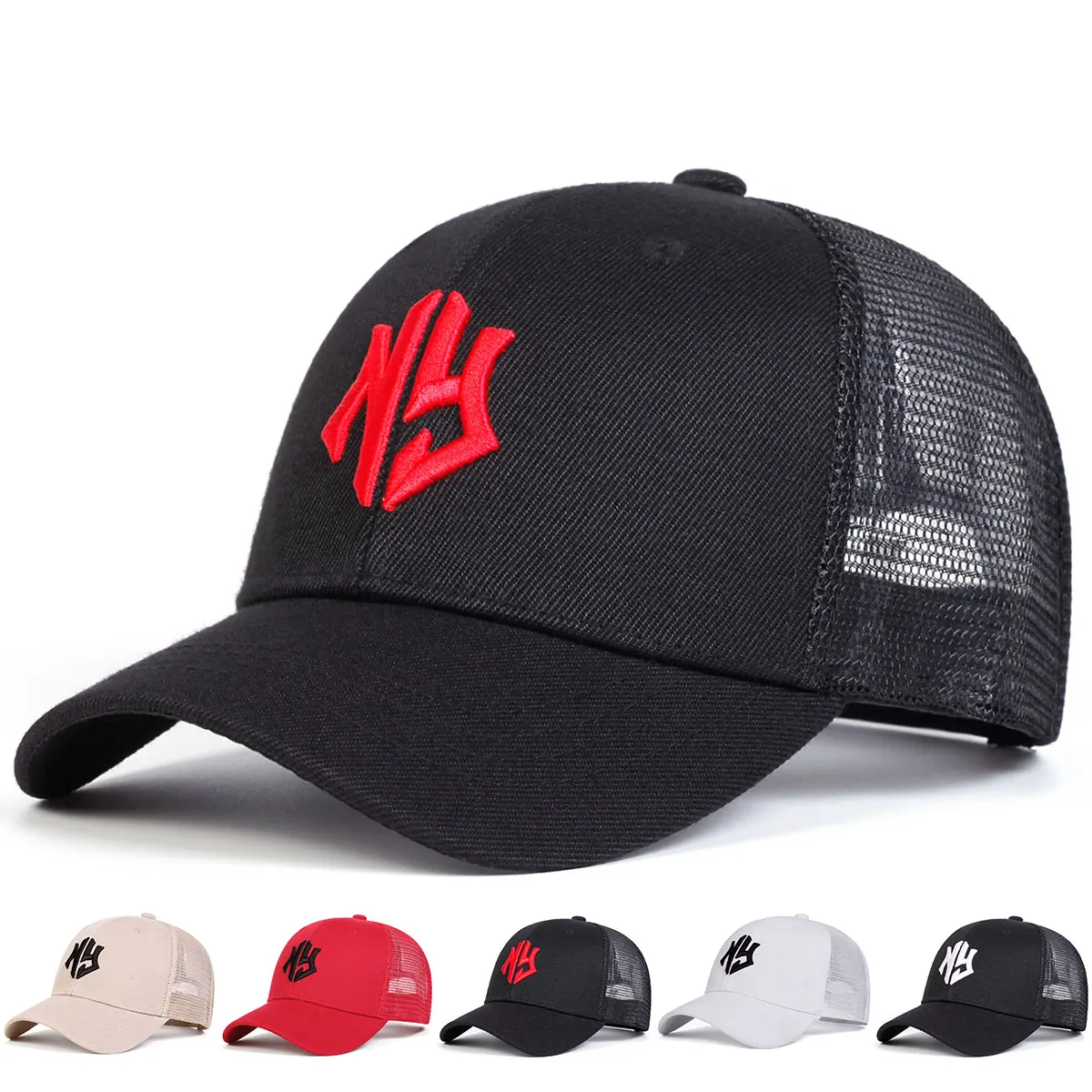 UnisexLetterEmbroideryBaseballNetCapsSpringandSummerOutdoorAdjustableCasualHatsSunscreenHat-AliExpress200000297