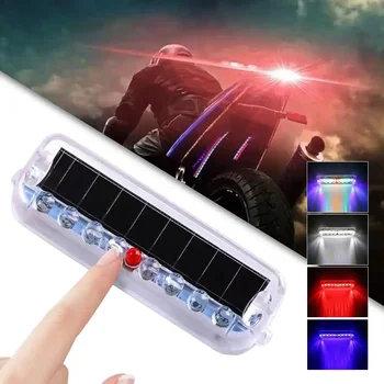 Luce di sicurezza Anti-posteriore alimentata a energia solare avvertimento per Auto luci a LED lampeggianti lampada di segnalazione di avvertimento automatico universale