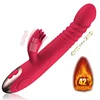 Rabbit Vibrator Telescopic Vibration Built-in ball Rotation Heating G spot Dildo Vibrator Female Masturbation Sex Toys for woman 1