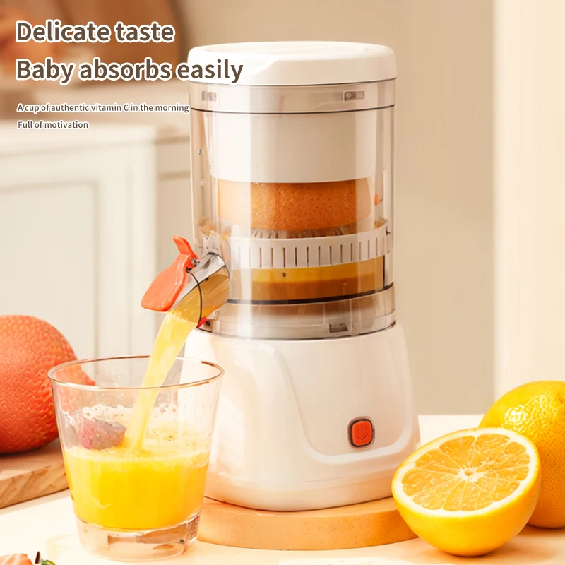 Frullatore elettrico portatile da 7,4 V per arance e limoni con ricarica USB, ideale per uso domestico, per casa e in viaggio._voghion.com