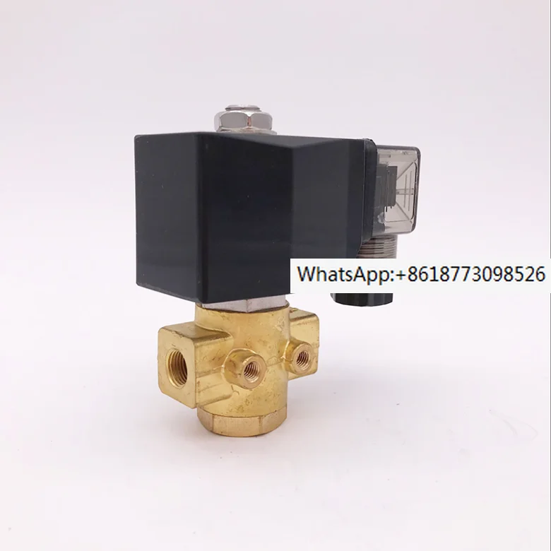 

50bar 90bar 2 way Brass water high pressure solenoid valve normally open 1/4" 380V 220V PG-01K GPG-M02K NO with plug type