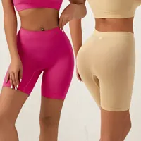 1pcs Women's Seamless Elastic Fitted Shorts High-Waist Arm-Raising Sports Breathable Safety Panties Female Fitness Yoga Pants - Image 6