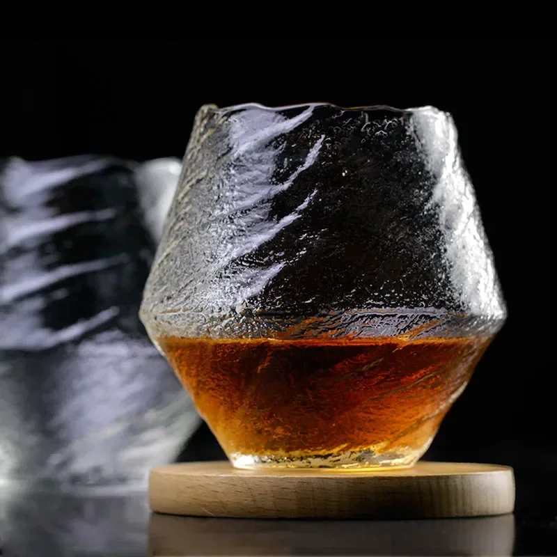 Description Picture 6 of itemJapanese Handmade Hammered Whiskey Glass Heat-Resistant Juice Cup Liquor XO Whisky Crystal Wine Glass Cognac Brandy Snifter