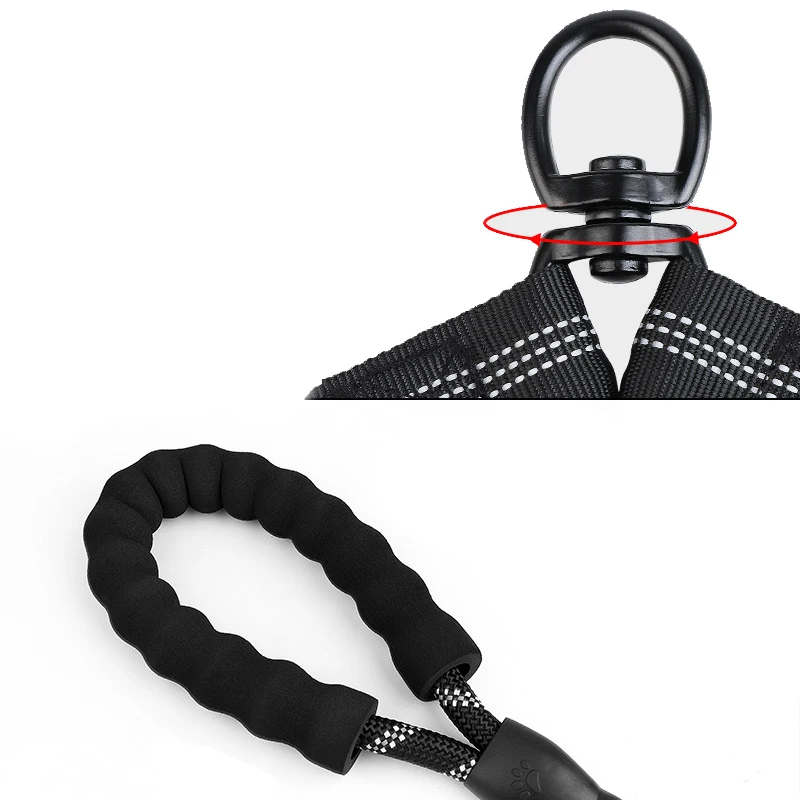 Double Dog Elastic Leash Coupler 4