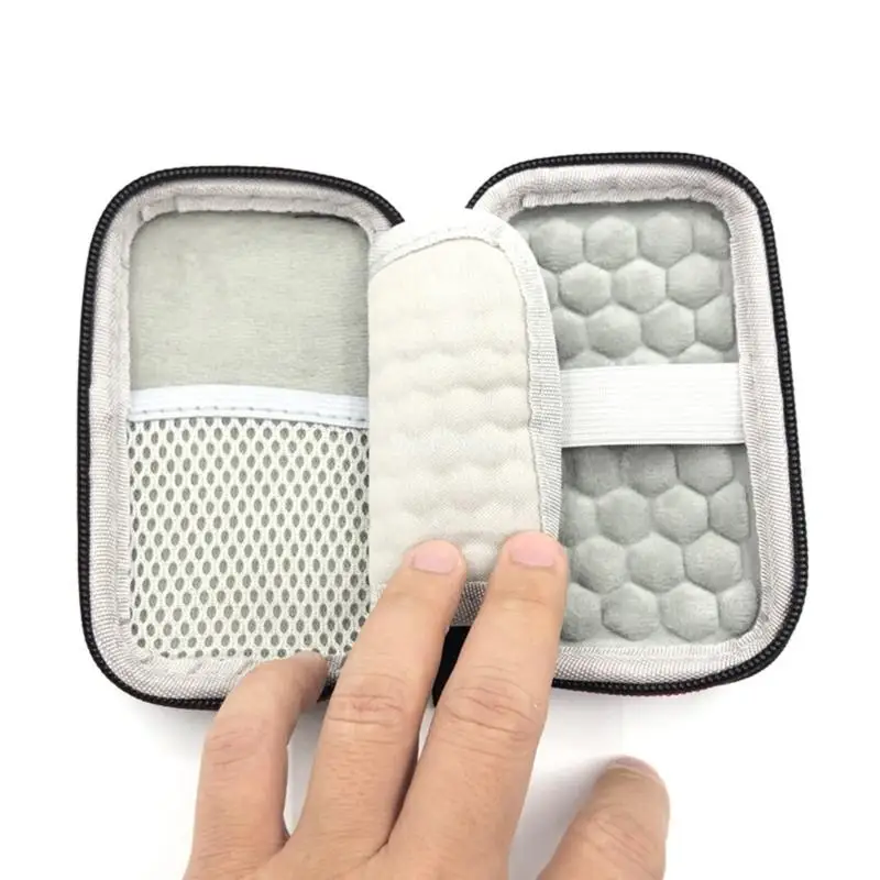 Sandisk E81 하드 드라이브 디스크 파우치 솔리드 스테이트 드라이브 Dropship용 충격 방지 SSD 케이스-가방