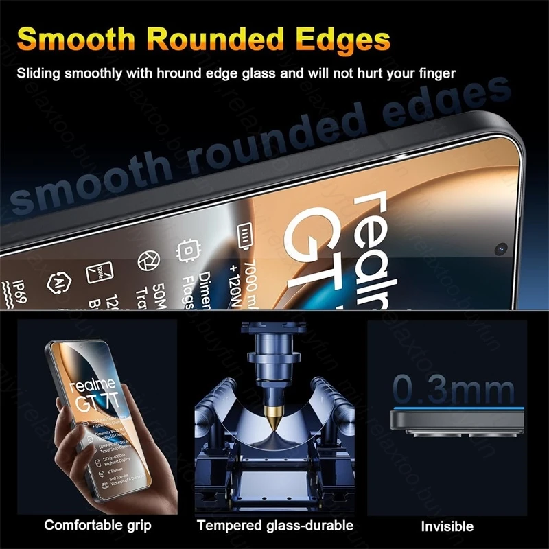 Clear 9H Tempered Glass Screen Protector and Case Combo