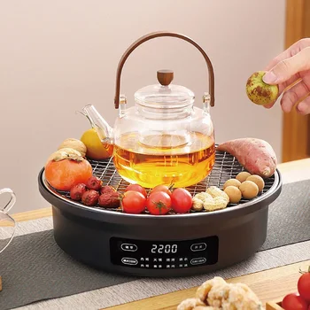 2200W Electric Ceramic Stove Making Tea Around Stove 10 Gear Electric Hot Plate Multi-function Tea Maker Set Home Water Boiler 1