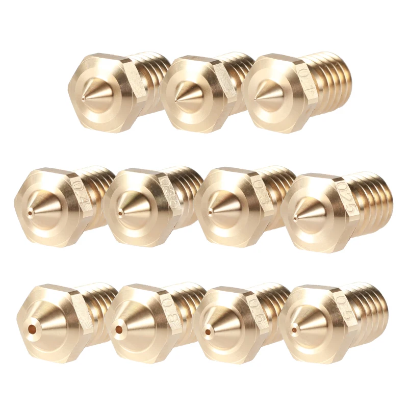 Mellow-bocal para Impressora 3d Hotend Ender Titan Prusa i3 Mk3 Qualidade Superior Bocal nf v6 Pcs Lot - Imagem 2